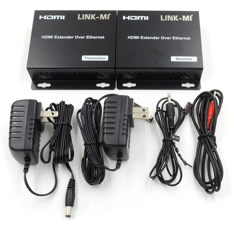 120M HDMI Extender AV Over IP 1080P con IR Support Point To Many To Many Cascading