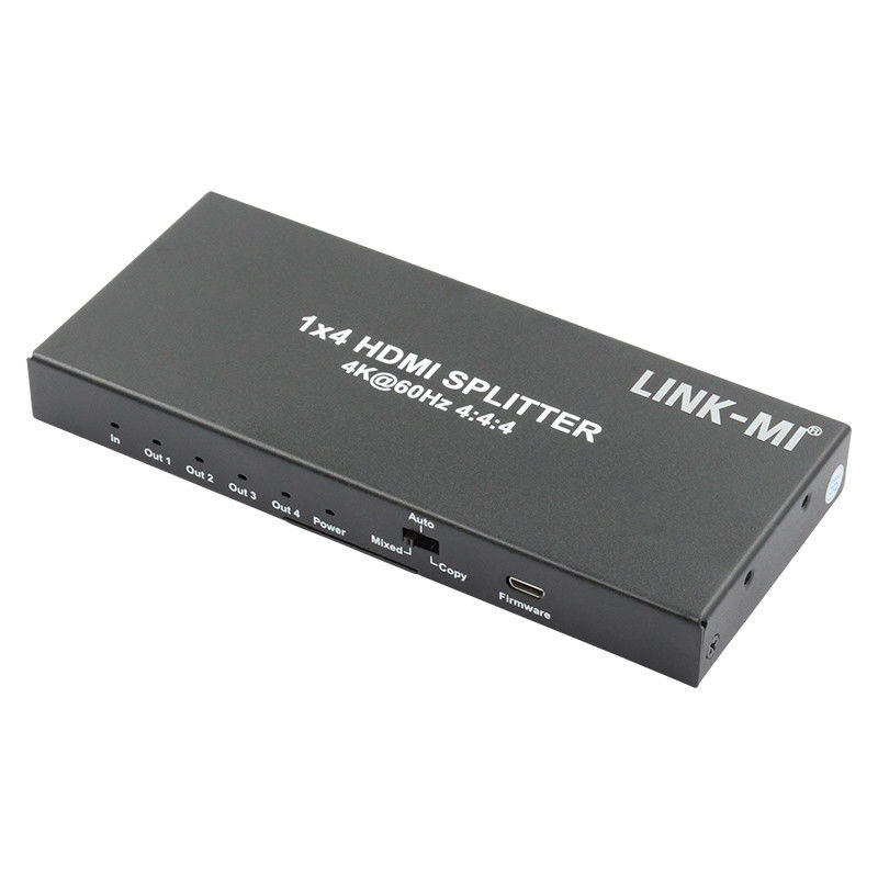 HDMI 2.0 HDMI Extender Splitter 60Hz 1x4 Supporto 3D 18G HDR 1 in 4 Out AV Splitter