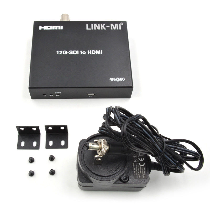 12G 6G 3G SDI To HDMI Video Converter Supporto YUV4:22 Max 120 m