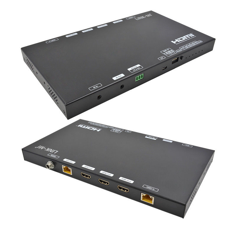 HDMI Extender 70M AV Over IP con HDMI Loop Out IR RS232 per ripetitore video 4K60Hz