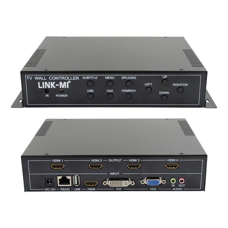 2X2 HDMI Video Wall Controller Supporto 1X4 1X3 1X2 TV Splicing Box per 4 schermi