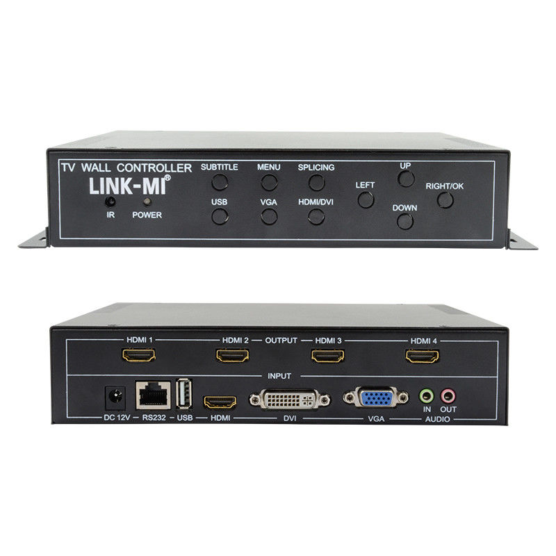 2X2 HDMI Video Wall Controller Supporto 1X4 1X3 1X2 TV Splicing Box per 4 schermi