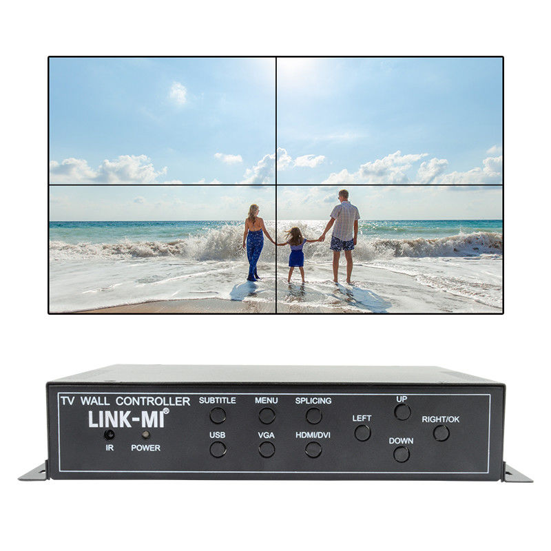 2X2 HDMI Video Wall Controller Supporto 1X4 1X3 1X2 TV Splicing Box per 4 schermi