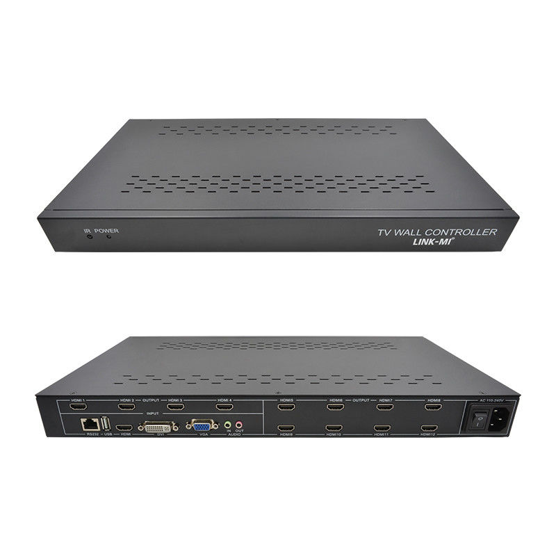 12 canali 3x3 2x2 TV Controller 3x4 Video Controller 3,5 mm