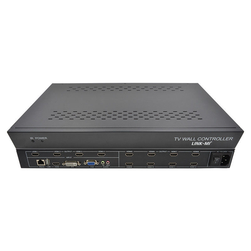 12 canali 3x3 2x2 TV Controller 3x4 Video Controller 3,5 mm