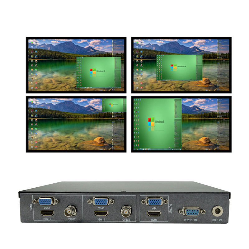 PIP POP 4k 60hz Hdmi Switcher 2x1 Multiviewer Qualsiasi immagine Zoom In/Out 1080P