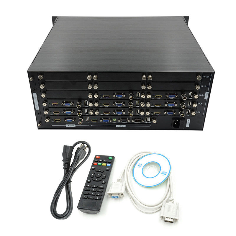 16 canali Video HDMI Multi Viewer VGA BNC Input di segnale 1080P 16X1 HDMI Switch