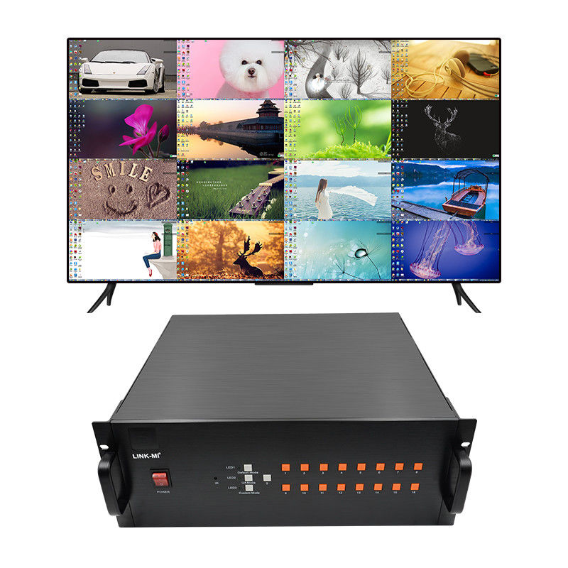 16 canali Video HDMI Multi Viewer VGA BNC Input di segnale 1080P 16X1 HDMI Switch