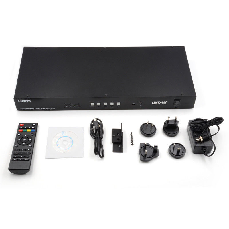 Controller di matrice video 4K 2x2 1x4 4x1 10x10 Splicing Display USB Tipo C DVI