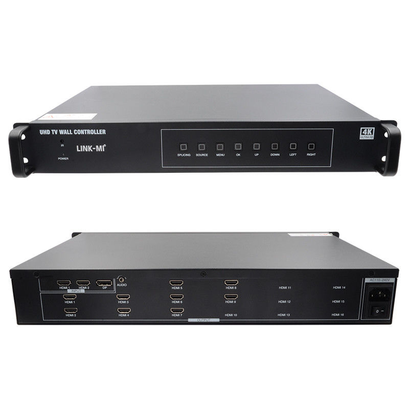3x3 Video Wall Processor 4K con rotazione dell'immagine Roaming Window Controller 3x3 4k