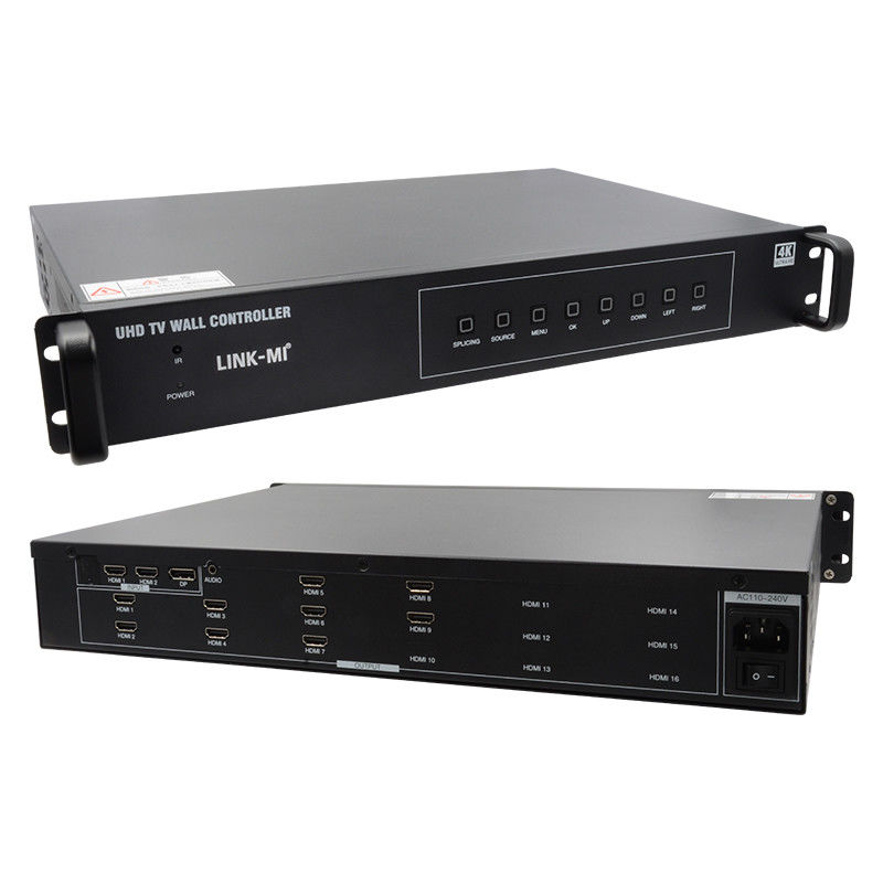 3x3 Video Wall Processor 4K con rotazione dell'immagine Roaming Window Controller 3x3 4k