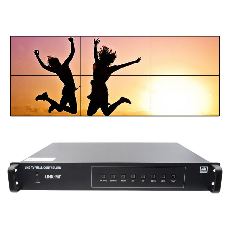 2X3 HDMI Video Wall Controller 4K 1x4 1X3 1X2 TV Wall Processor per 6 schermi