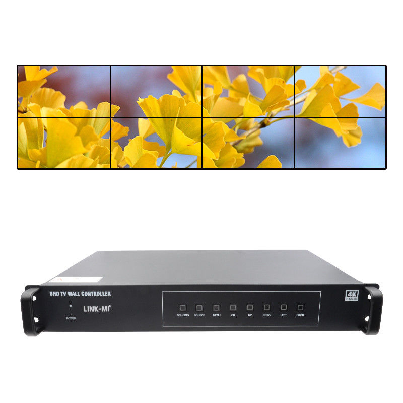 2X4 TV Controller HDMI 4K 60Hz 2X3 Video Wall Processor 2X2 per 8 display