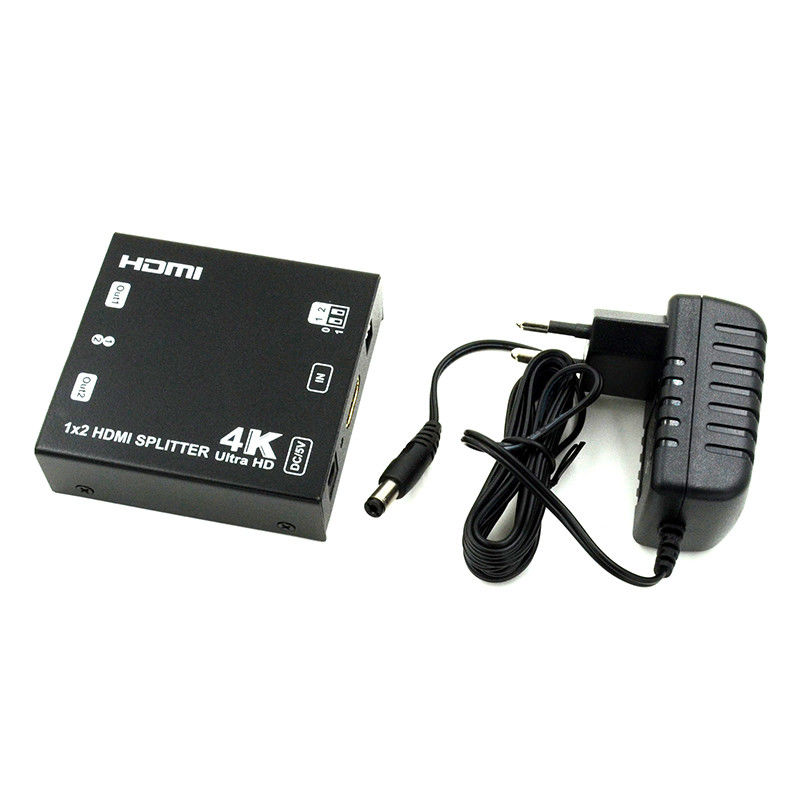 1X2 4K HDMI Extender Splitter Supporto 4K2K EDID 3D 2 Port Video Splitter