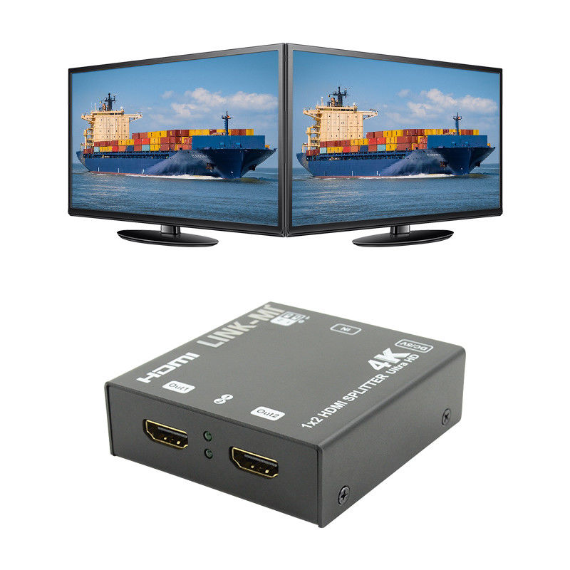 1X2 4K HDMI Extender Splitter Supporto 4K2K EDID 3D 2 Port Video Splitter