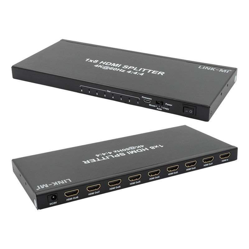 1/8 4K HDMI Splitter 1 In 8 Out 60Hz 3D 18G Video Audio Splitter per 8 display