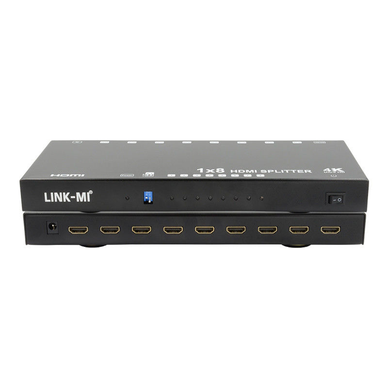 8 porte 4K HDMI Splitter Video Splitter 3d EDID 1 in 8 Out Duplicator per 8 televisori