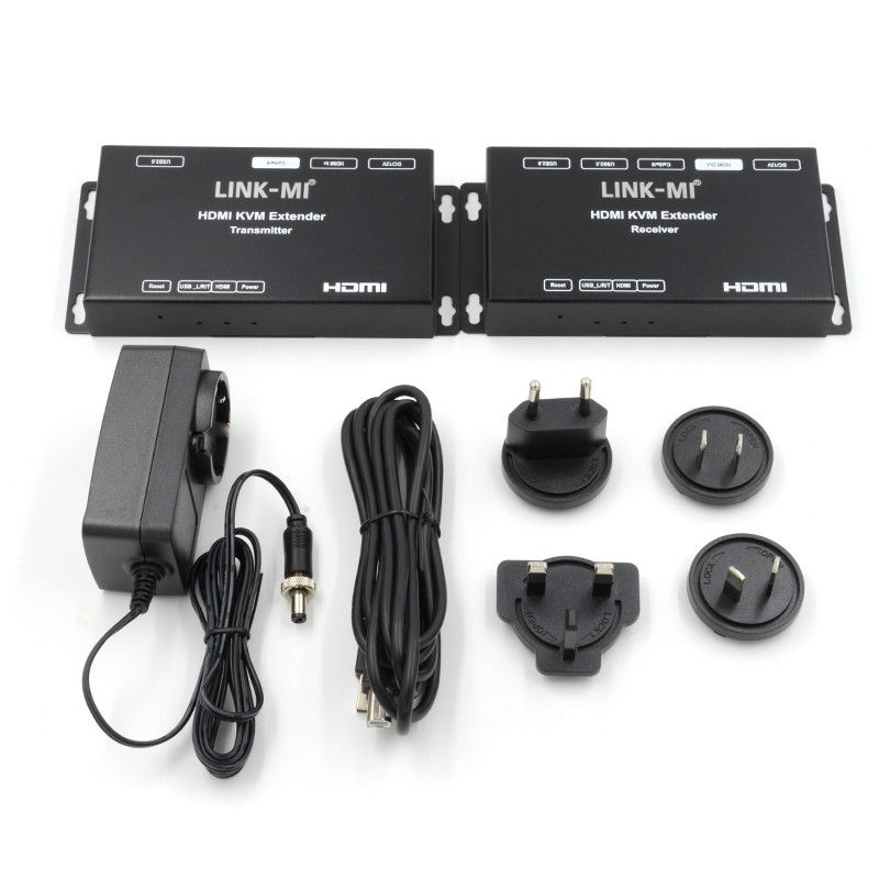 50M HDMI USB KVM Extender Up 50m 100m Supporto doppio POC USB2.0