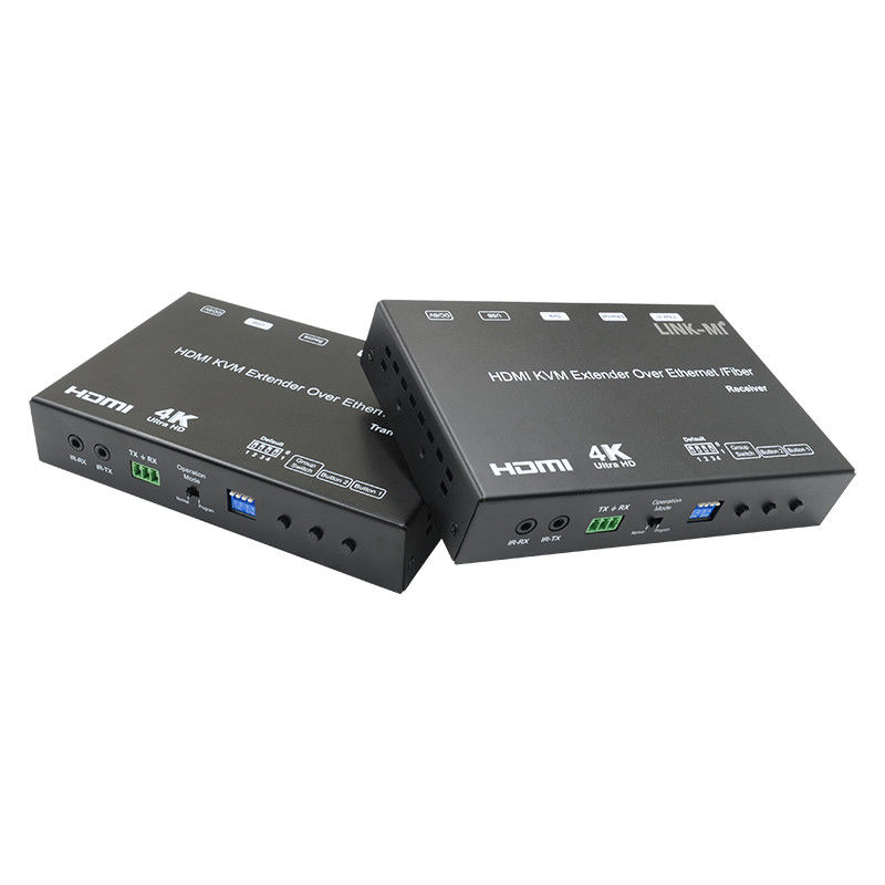 4K AV Over IP Fibra HDMI KVM Extender Supporto Unicast Multicast Con USB RS232
