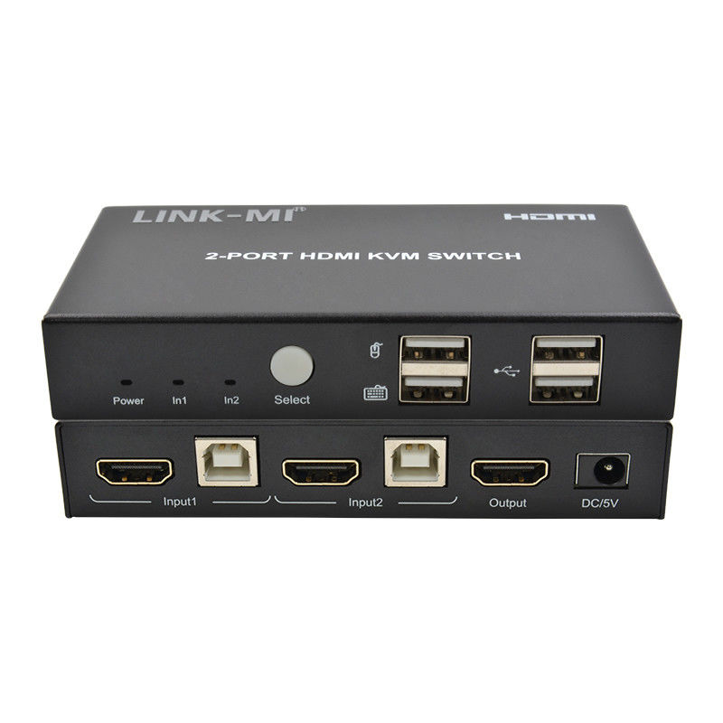 4K 2Port HDMI KVM Switch Supporto 4K 30Hz USB Tipo B Port