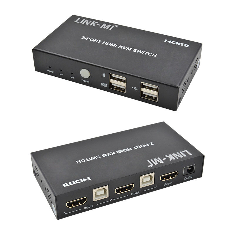 4K 2Port HDMI KVM Switch Supporto 4K 30Hz USB Tipo B Port