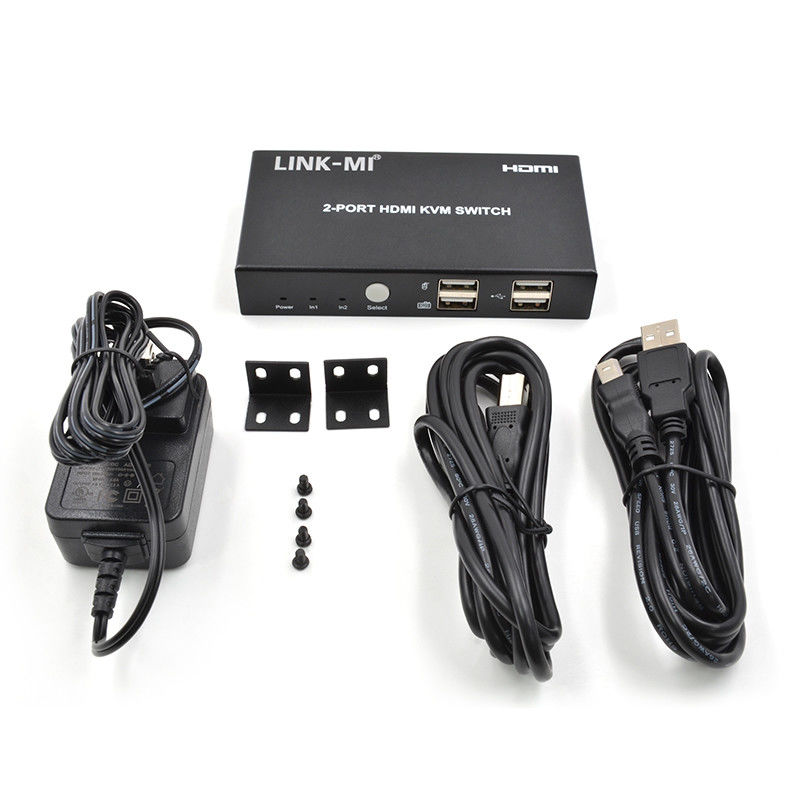 4K 2Port HDMI KVM Switch Supporto 4K 30Hz USB Tipo B Port