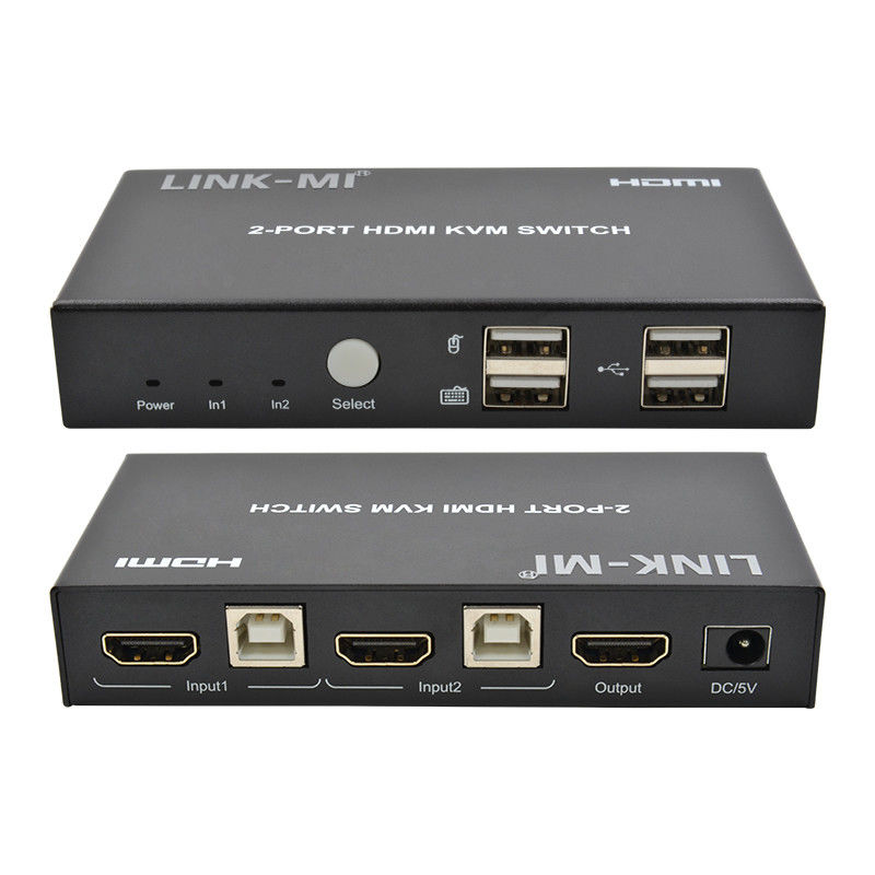 4K 2Port HDMI KVM Switch Supporto 4K 30Hz USB Tipo B Port