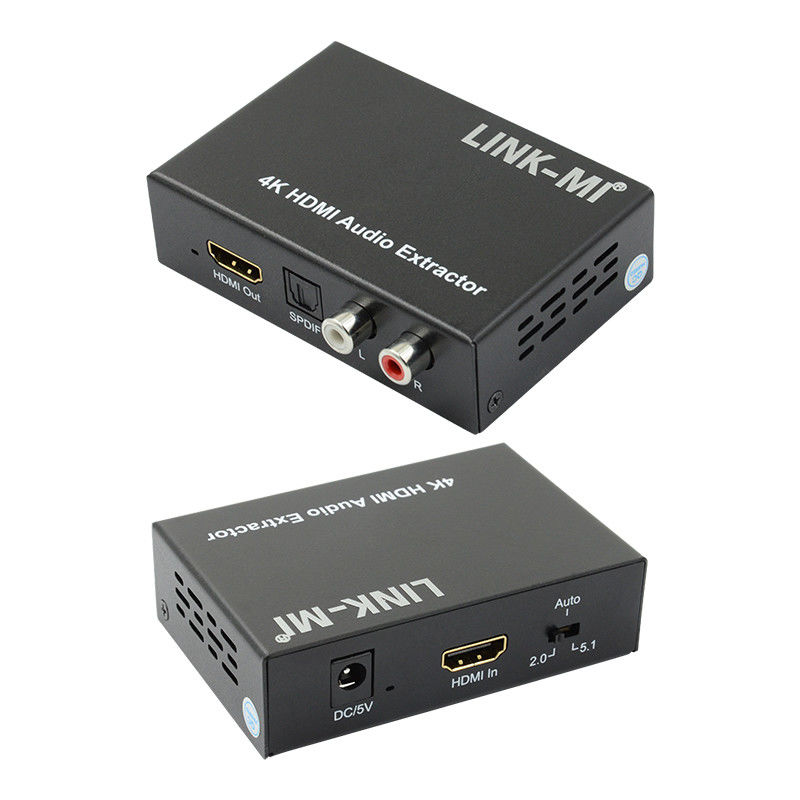 2K 4K HDMI Audio Extractor per Apple TV Blu-Ray Player Supporto 3D EDID