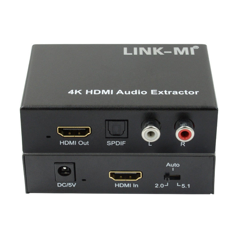 2K 4K HDMI Audio Extractor per Apple TV Blu-Ray Player Supporto 3D EDID