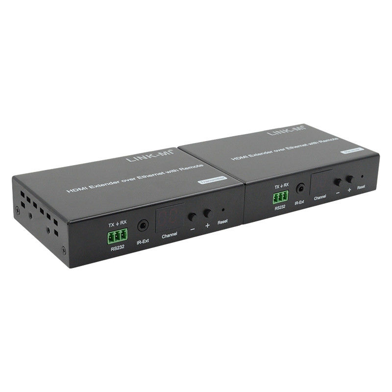 Distribuzione di estensore HDMI 120M su IP Estensore con telecomando a LED RS232 AV su IP
