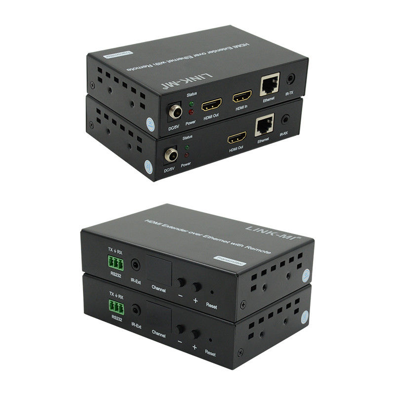 Distribuzione di estensore HDMI 120M su IP Estensore con telecomando a LED RS232 AV su IP