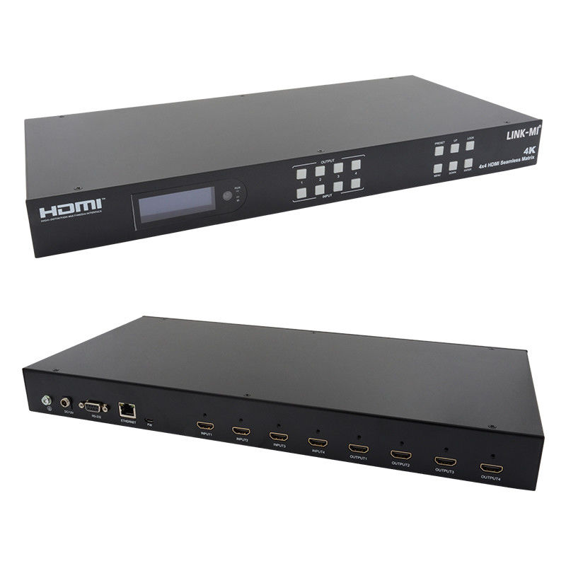 HDMI 4K Video Wall Splitter HDMI Matrix Switcher 2X2 4 In 4 Out