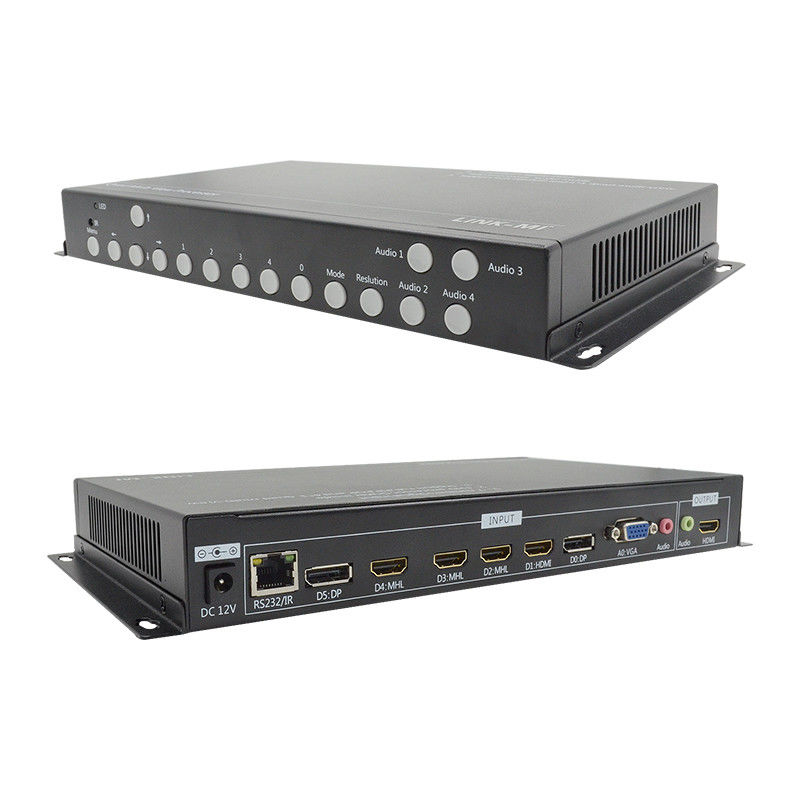 PIP POP HDMI Multi Viewer 4k 4x1 con IR Remote Control RS232 Control Center Control