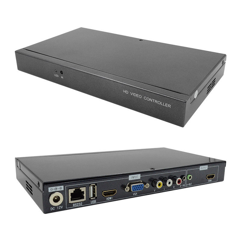 Superimpositore di caratteri Controller video HDMI Caption Adder 4 in 1 Out HD Video Processor