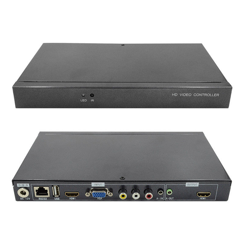 Superimpositore di caratteri Controller video HDMI Caption Adder 4 in 1 Out HD Video Processor