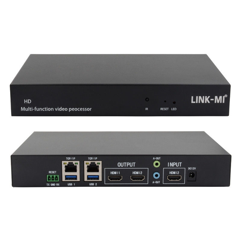Controllo video multilingue RS232 HDMI Controller HD Caption Adder Processore video HDMI