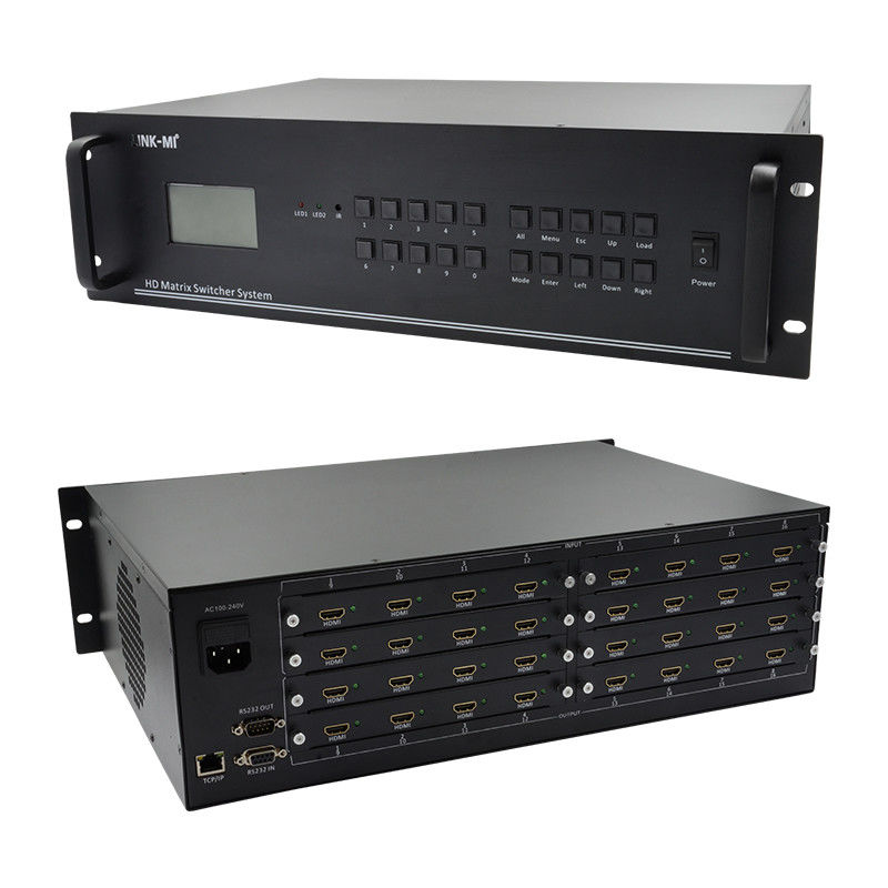 16 In 16 Out HDMI Matrix Switch 4K 16X16 Video Matrix Supporto VGA DVI SDI Input di segnale