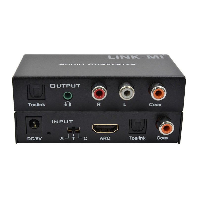 Dac Converter Converter audio digitale analogo supporto HDMI ARC Toslink Coax Audio digitale