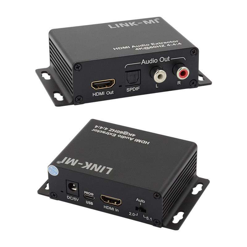 18Gbps 4K 1080P HDMI Audio Extractor Supporto EDID 3D Per ricevitori satellitari Apple TV