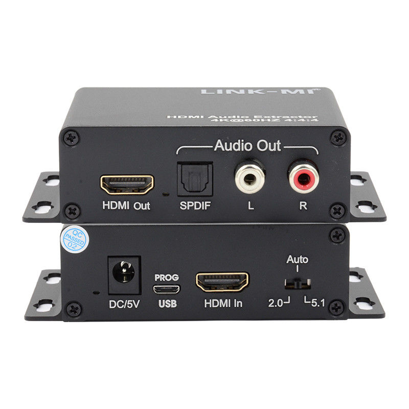 18Gbps 4K 1080P HDMI Audio Extractor Supporto EDID 3D Per ricevitori satellitari Apple TV