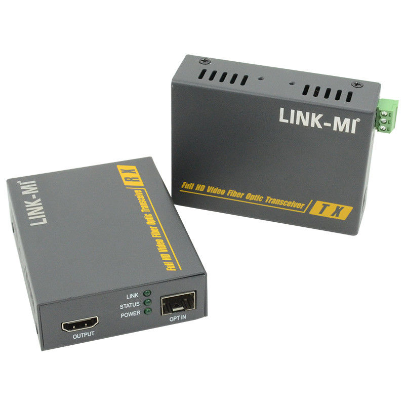 2 km HDMI Fiber Optic Extender Supporto 3D 4K EDID Video Extender su Fibra