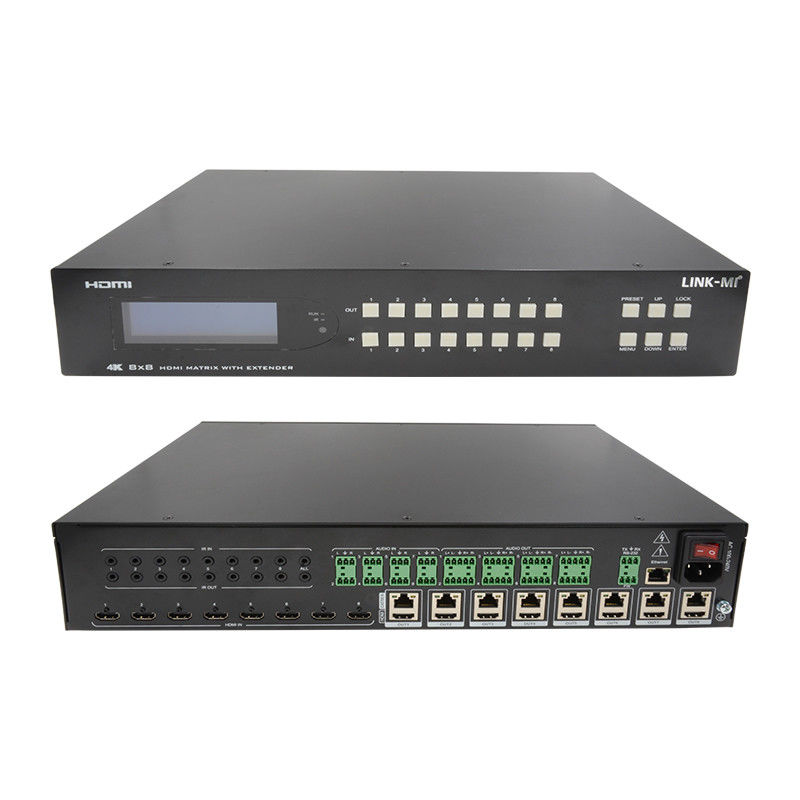 8X8 HDMI Matrix Extender fino a 70m 8 HDMI Loop Out 4K60Hz HDMI Video Switch