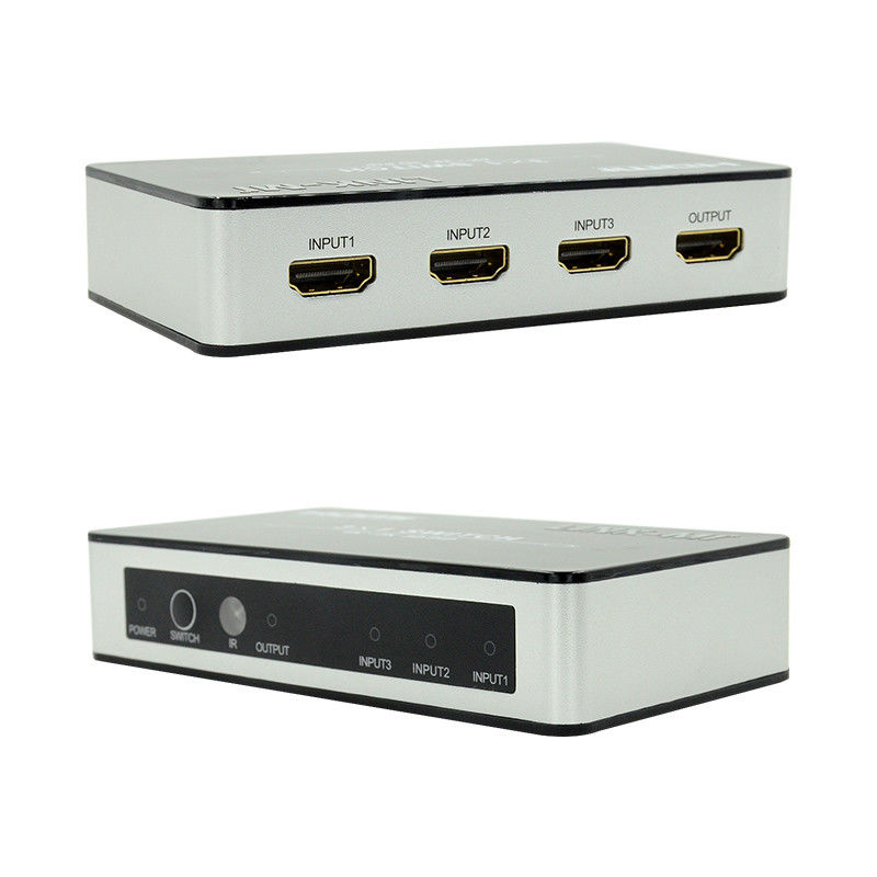 4K2K HDMI Switch 3x1 HDMI Splitter 5V 1A Supporto PIP 3D 3 a 1 Video Switch