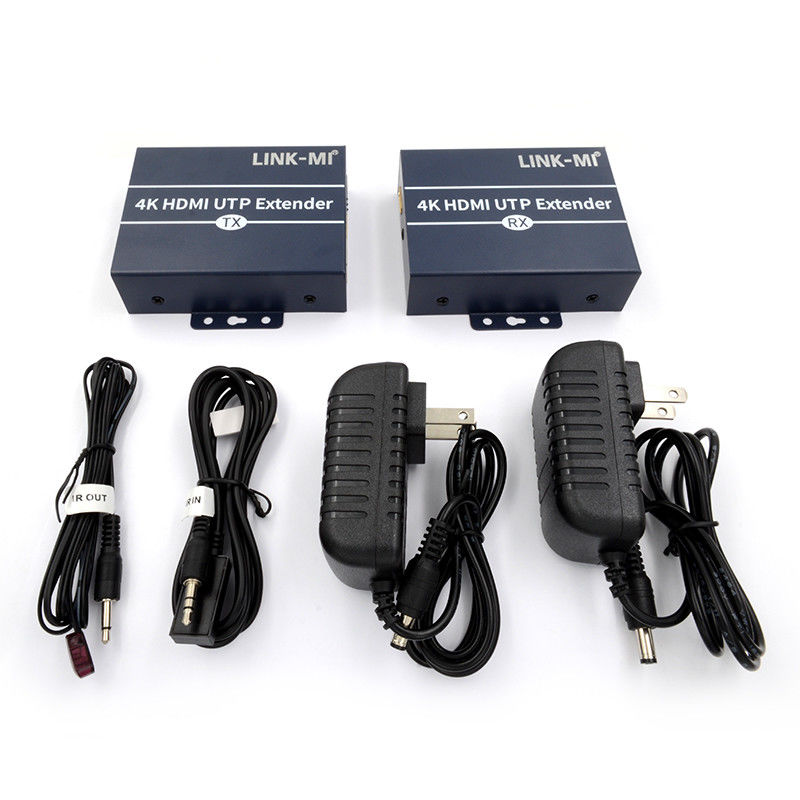 120m 4K HDMI Extender su Cat6 Cat6e Cable con controllo IR HDMI Loop Out