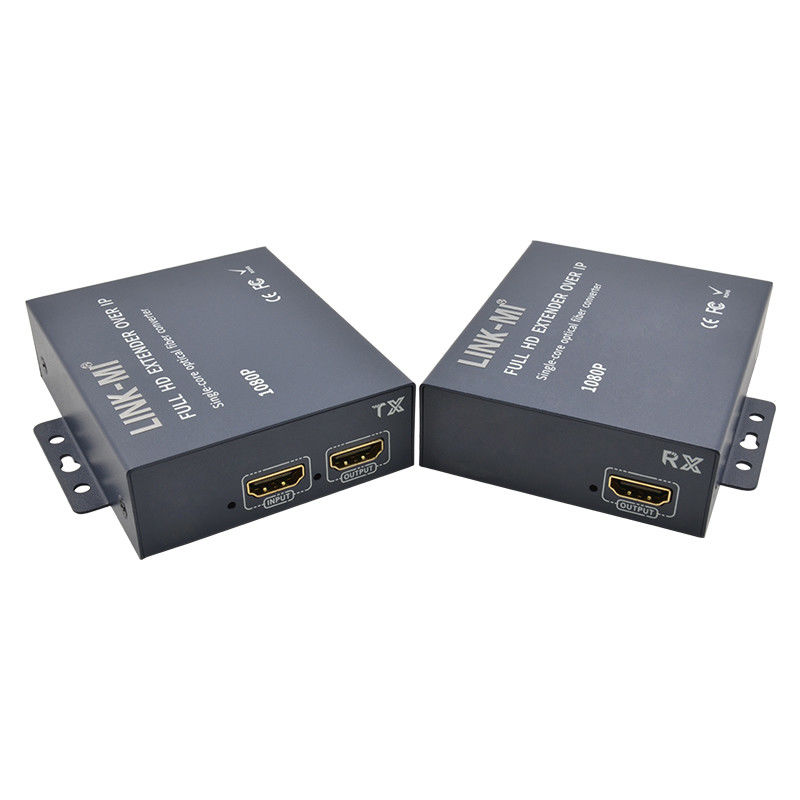Extender HDMI da 20 km su fibra con loop out per modulo di fibra SC/FC 1080P