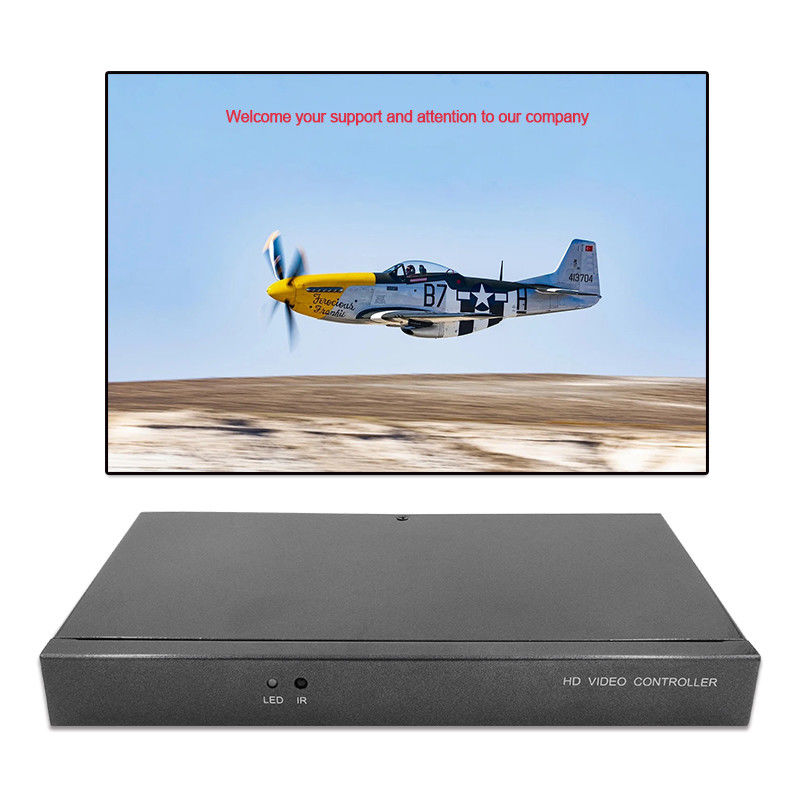 Superimpositore di caratteri Controller video HDMI Caption Adder 4 in 1 Out HD Video Processor