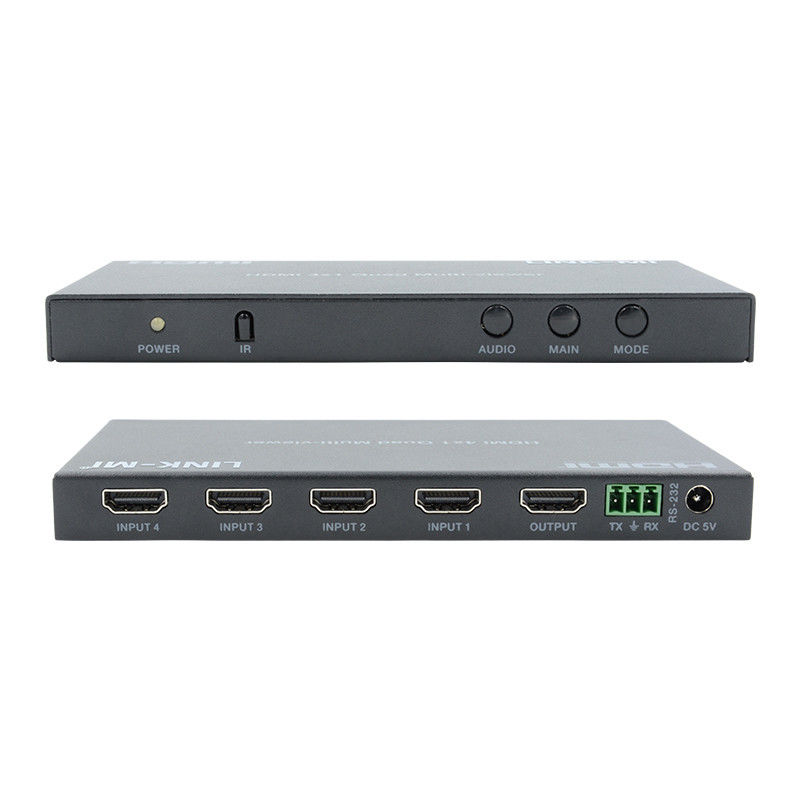 Alta prestazione HDMI 4x1 Quad Multi Viewer HDMI 1.4b HDCP 1.4 e DVI Compatibile