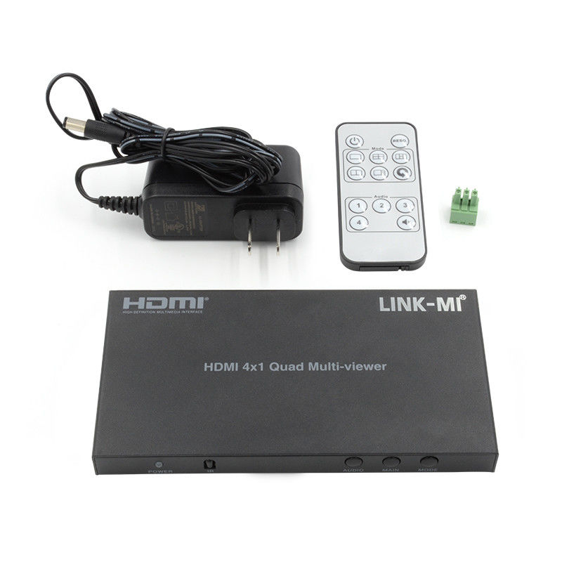 Alta prestazione HDMI 4x1 Quad Multi Viewer HDMI 1.4b HDCP 1.4 e DVI Compatibile