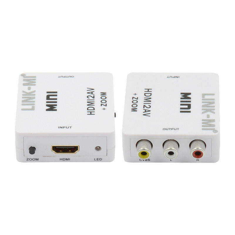 Mini HDMI a CVBS Mini HDMI a AV Convertitore di segnale compatibile HDMI 1.3