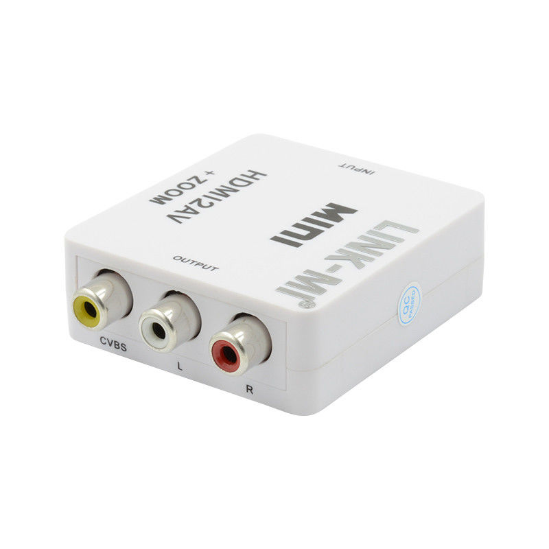 Mini HDMI a CVBS Mini HDMI a AV Convertitore di segnale compatibile HDMI 1.3
